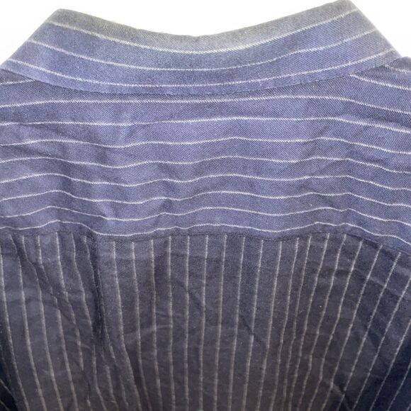 Untuckit Men’s Dress Shirt Size 3XL Black Striped Going Out Party - Picture 9 of 12